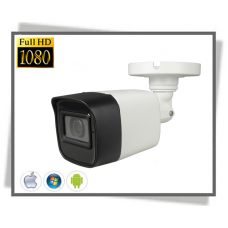X-Security 2Megapixel ECO Range Full HD Weatherproof Fixed Lens 2.8mm 4in1 HDCVI Bullet Kamera With Integrated Microphone